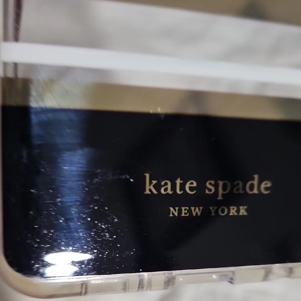 kate spade Black and Gold Striped Case for Samsung Galaxy S10+ - Picture 4 of 6